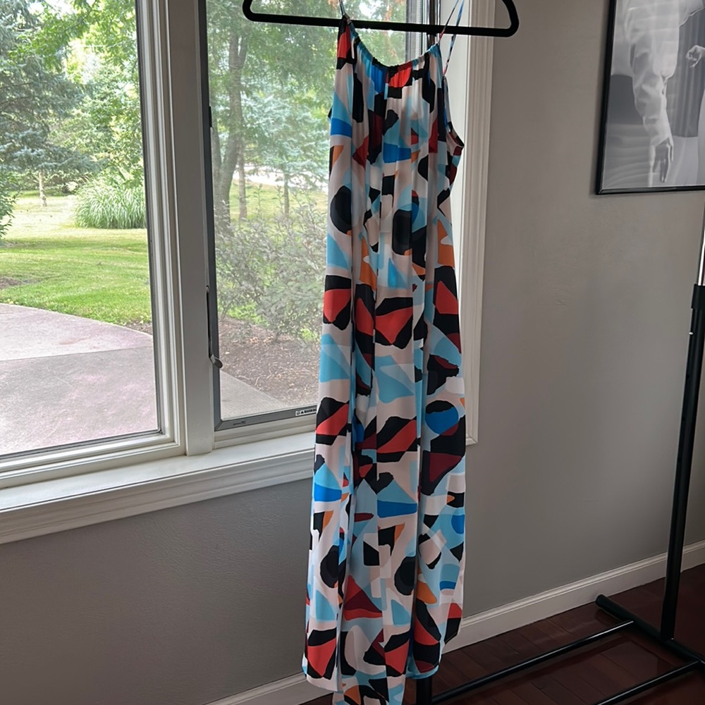 Anthropologie wide leg jump suit. size XS